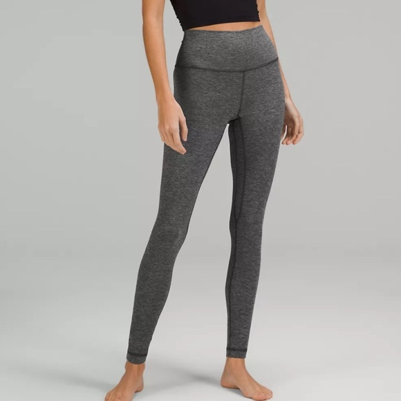 Lululemon high waist yoga Pilates periwinkle blue size 4 ankle leggings - Picture 2 of 8